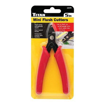 Flush Cutters - Mini, Precision Cutting, Spring Action