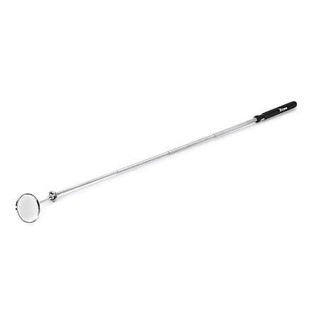 Inspection Mirror - Telescoping, Round, Pocket Clip, 1-1/4 Inch