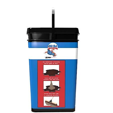 Quick-Sorb Absorbent Fine granular clay absorbent , 20 lb Pail