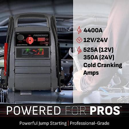 DSR ProSeries 2-in-1 12V/24V 4400A Jump Starter and Portable Power Station
