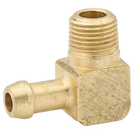 Clamp Elbow 90, Br, 1/4 (1/8 Nptm), Bag