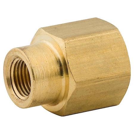 Reduce Coupling, 1/4 Nptf, 1/8 Nptf, Bag