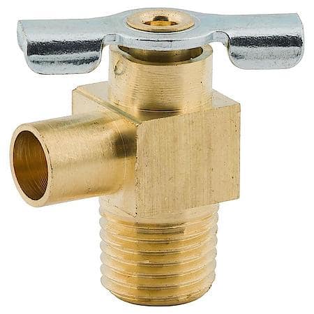 Bib Drain Cock, Br, 1/4 Nptm, Bag