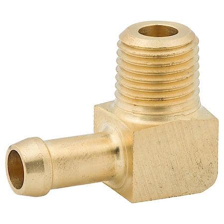 Clamp Elbow 90, Br, 5/16 (1/4 Nptm), Bag