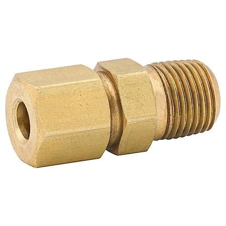 Connector Com, Br, 3/16, (1/8 Nptm), Bag
