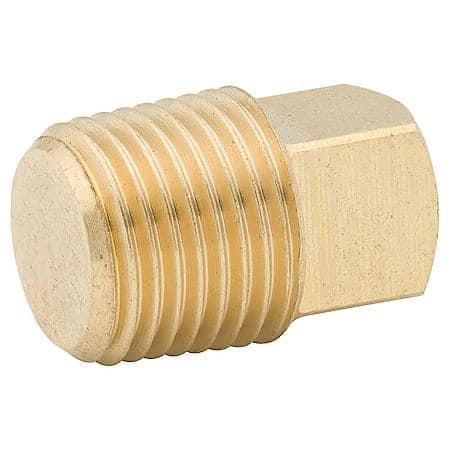 Sq Head Plug, Br, 1/8 Nptm, Bag