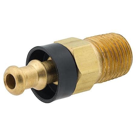 Push-On, Br, 1/4 (1/4 Nptm), Bag