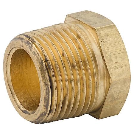 Hex Plug, Br, 3/4 Nptm, Bag