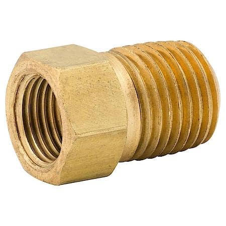 Connector, Br, F(7/16-24 I), M(1/4 Nptm), Bag