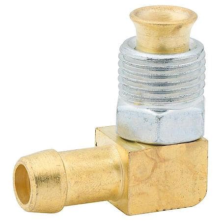 Clamp Elbow W/Nut 90, Br, 3/8 (5/8-18 I), Bag