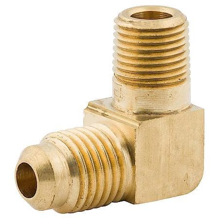 Male Elbow, Br, M(7/16-20 I), M(1/8 Npt), Bag