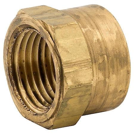 End Cap, Br, 3/8 Nptf, Bag