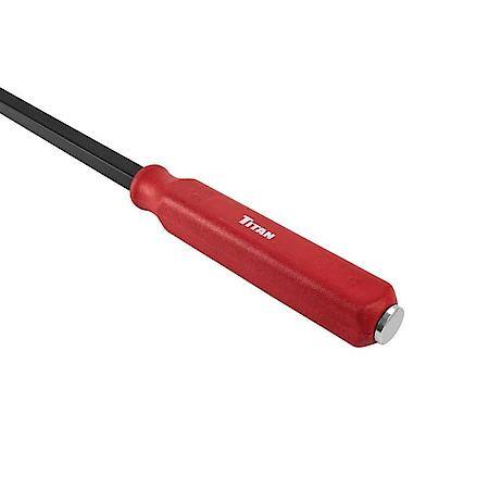 Pry Bar - Strikeable, 28 Inch, 21-Degree Angled Tip, Square Bar Design