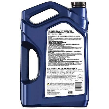 T6 5W-30 Full Synthetic Engine Oil, Improves Fuel Economy, 1 Gallon