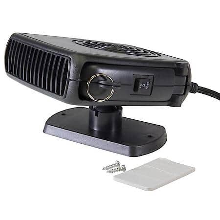 12V Window Defroster & Defogger: Plugs in to 12V Outlet