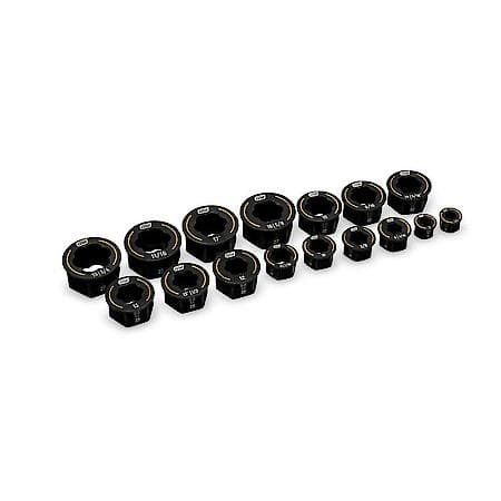 16 Piece Bolt Biter┐ Sae/Metric Wrench Insert Set
