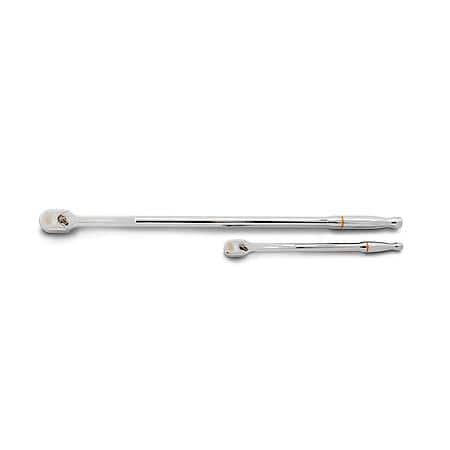 2 Piece 120XP Full Polished Tear Drop Ratchet Set