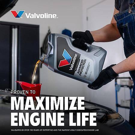 5W-20 Full Synthetic Motor Oil, Superior Temperature Performance, 5 Gallon