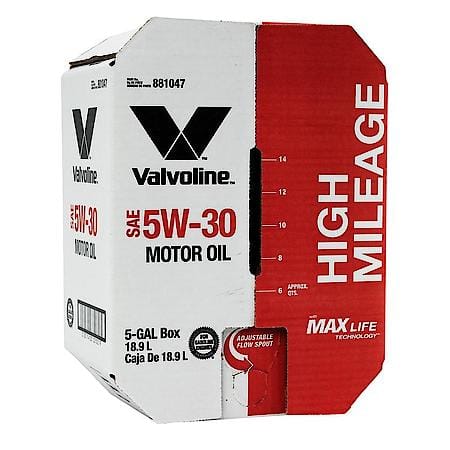 MaxLife 5W-30 Synthetic Blend Motor Oil, Extends Engine Life, 5 Gallon
