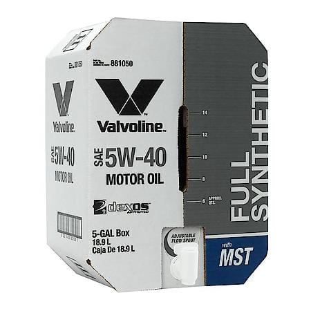 European Vehicle 5W-40 Full Synthetic Motor Oil, Fights Sludge & Deposits, 5 Gallon