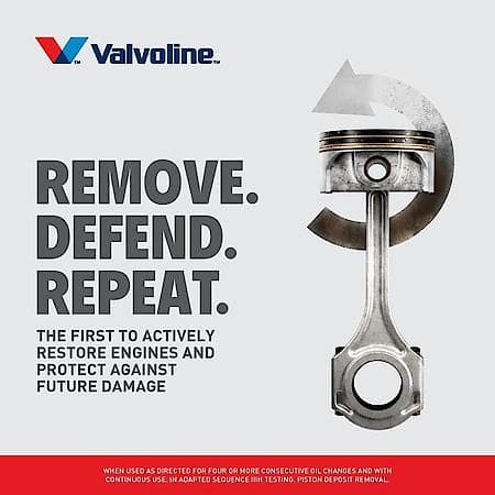 Restore & Protect 0W-20 Full Synthetic Motor Oil, Removes Deposits, 5 Gallon
