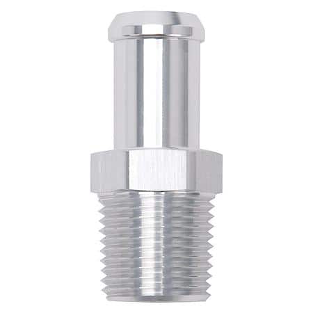Heater Hose End Fitting - Straight with 1/2" NPT and 5/8" Barb
