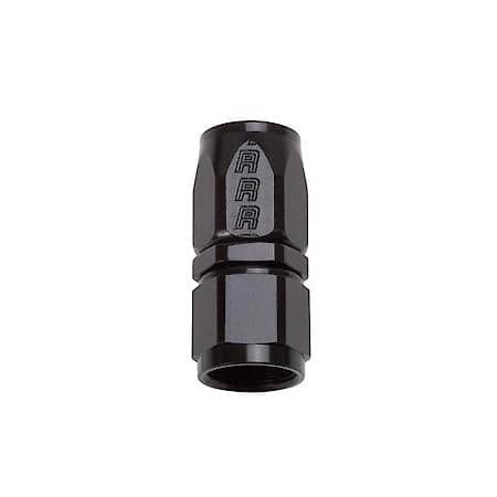 Full Flow Female Hose End Straight -6 An All Blk Finish