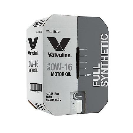 0W-16 Full Synthetic Motor Oil, Superior Temperature Performance, 5 Gallon