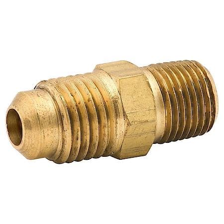Male Connector, Brass, 1/4" (1/8 NPTM)