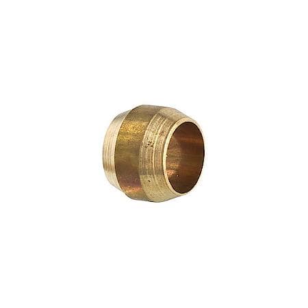Sleeve Compression Union, Brass, 1/4", 10 Pack