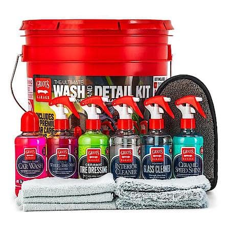 Ultimate Wash & Detail Bucket Kit : 4-Gallon Bucket Kit, 12 Piece