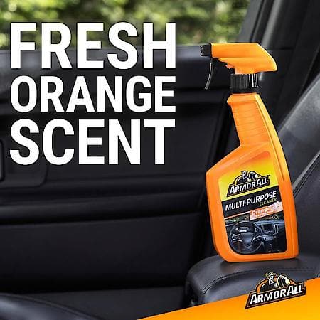 Multi-Purpose Car Cleaning Spray With Orange Cleaning Power and Odor Elimination Technology, 16 oz.