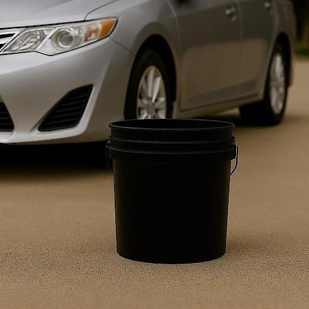5 Gallon Bucket: Advance Auto Logo, Car Wash Bucket, Black