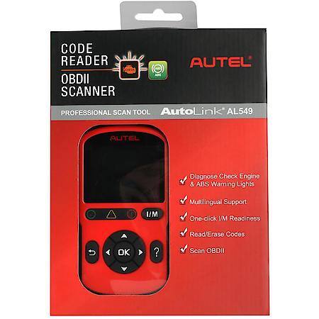 AutoLink AL549 Universal OBD II and ABS Code Reader with Read and Erase Codes