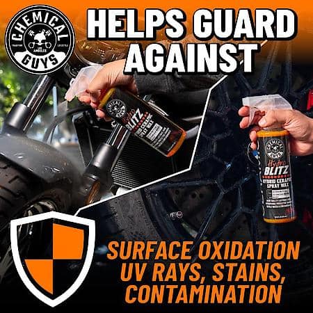 HydroBLITZ Hybrid Ceramic Spray Wax : Fast and Easy Application, 16 oz.