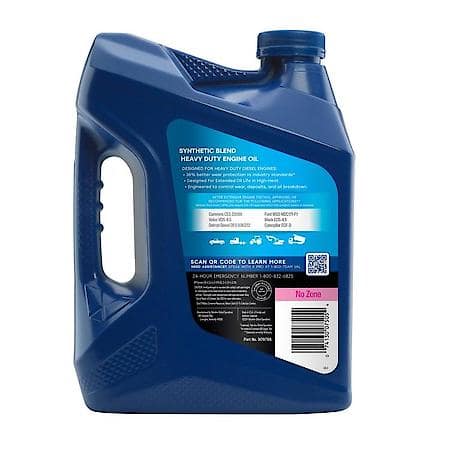 Advanced Blue 15W-40 Synthetic Blend Engine Oil, Maximizes Diesel Engine Life, 1 Gallon