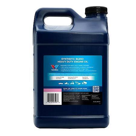Advanced Blue 15W-40 Synthetic Blend Engine Oil, Diesel Engine Life, 2.5 Gallons