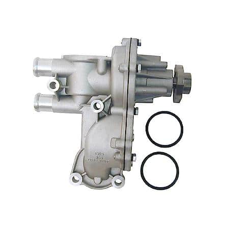 Water Pump, w/ Metal Impeller; w/o Thermostat & Cover; Incl. (2) Rubber Gaskets