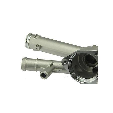 Thermostat Housing, HD aluminum vs OE plastic