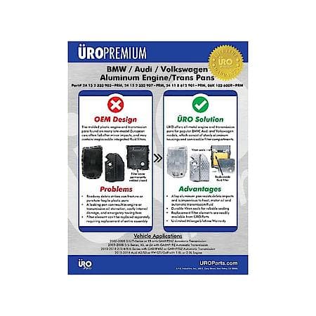 Engine Oil Pan, Heavy Duty Aluminum Vs Oe Plastic