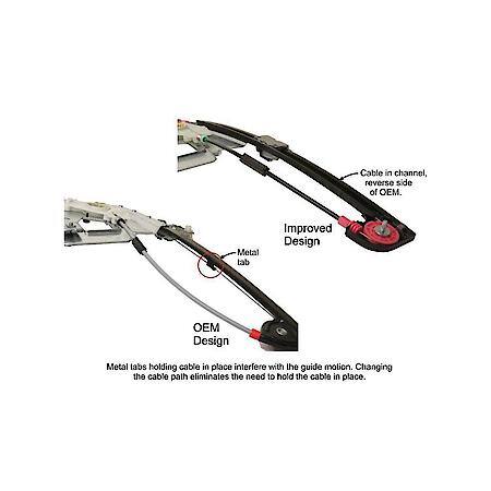 Window Regulator, Front Left; w/o Motor