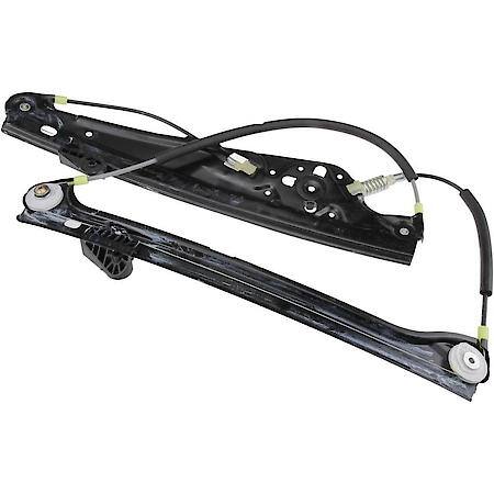 Window Regulator, Premium Ball Bearing Regulator; Front Left; w/o motor