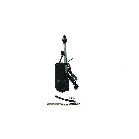 Power Antenna Kit, Universal Power Antenna w/Chrome Mast, for vehicles with 0-30 degree body slopes