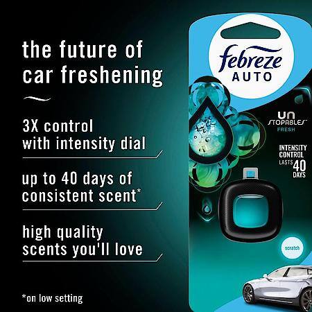 Auto Vent Clip Air Freshener, Unstopables Fresh, 2ct.