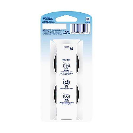 Air Freshener; Auto Vent Clip Tropical 2 Count