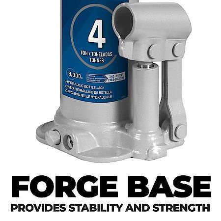 4 Ton Bottle Jack: Lifting Range: 7.40 in to 14.29 in