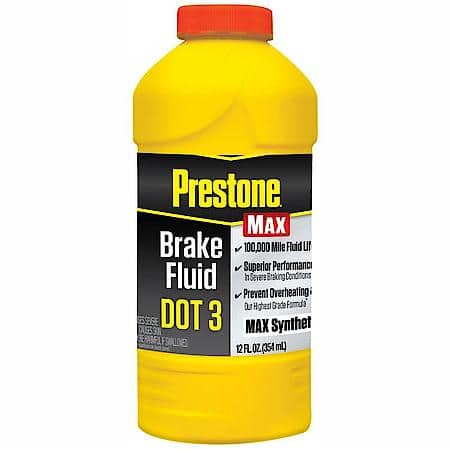 MAX DOT 3 Brake Fluid: 12 oz.