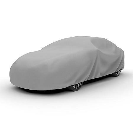 Ultra Car Cover, Gray, Size 4: Fits up to 19' L, 3 Layers, Water Resistant, Scratchproof, Dustproof