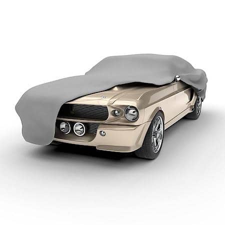 Ultra Car Cover, Gray, Size 4: Fits up to 19' L, 3 Layers, Water Resistant, Scratchproof, Dustproof