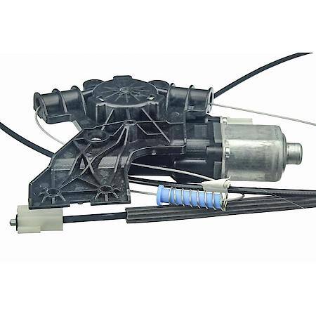 Window Regulator, w/ Rear View Sliding Window; Includes Motor & Cable